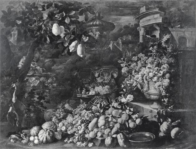 Fototeca del Polo museale della Campania — Napoli, Museo di Capodimonte. Abraham Brueghel. Fiori e frutta — insieme